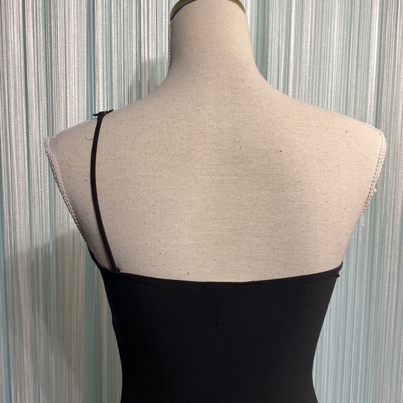 Black One Shoulder Mini Dress Size Small - Picture 14 of 17